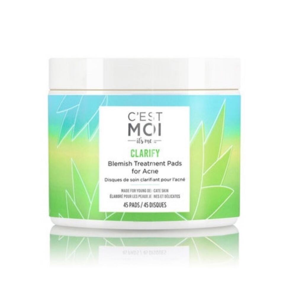 C'Est Moi Clarify Blemish Treatment Pads For Acne NIB 45 pads
